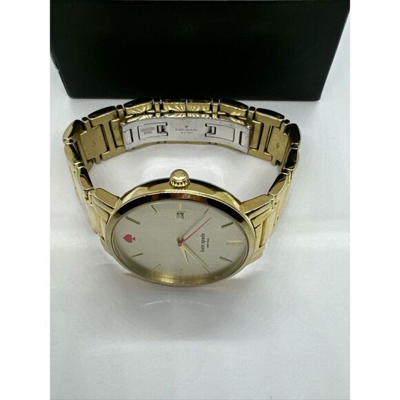 Kate Spade Gramercy 0009 Women's Gold Stainless Steel Analog Dial Watch JNA146 - Picture 6 of 11
